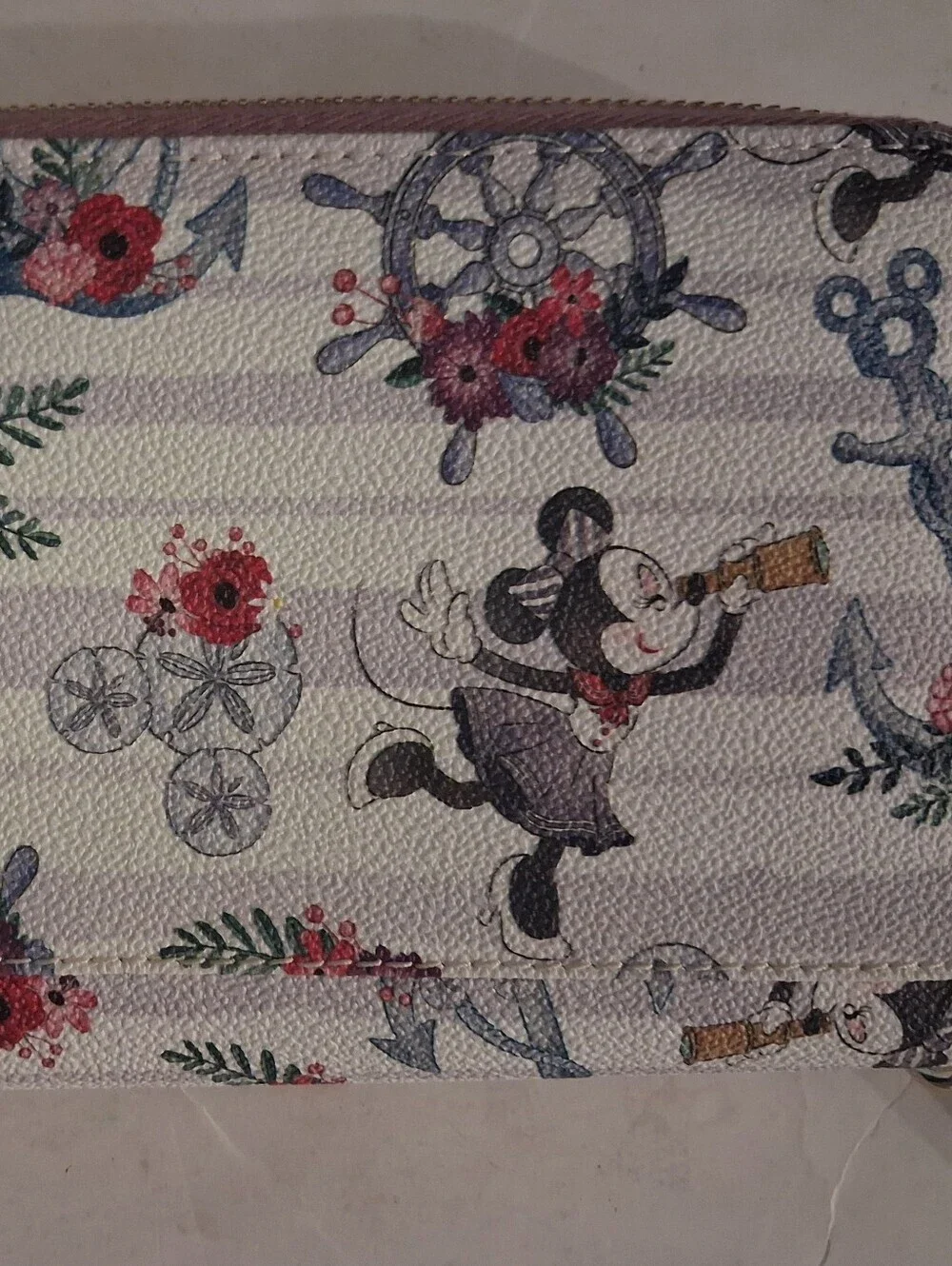 Disney Dooney and Bourke Disney Cruise Line Sailor Minnie Wallet